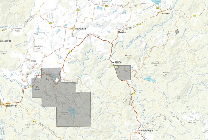 The Weld River Fossicking Area is upstream of the Frome Road bridge in Moorina